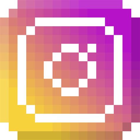 Pixel Art Logo De Instagram