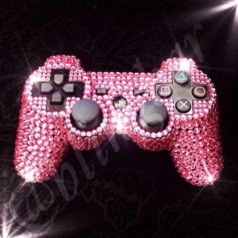 Ps3 Xbox Bling Controller On Etsy 11500 Rhinestone Projects Pink