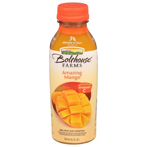 Bolthouse Farms Amazing Mango Fruit Smoothie Shop Shakes And Smoothies