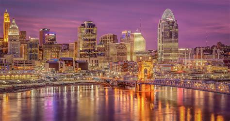 This Cincinnati Skyline Wallpaper Was Posted In Rwallpapers Who Dey