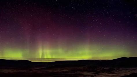 Northern Lights Timelapse Over Scotland 4k Uhd Youtube