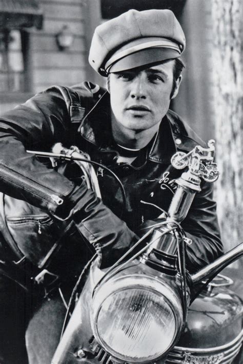 Poster is folded and in very good condition with a tiny bit of wear along the edges and folds, notably along the top vertical fold. XXXL Poster 20 x 30 inches Marlon Brando On MOtorcycle in ...