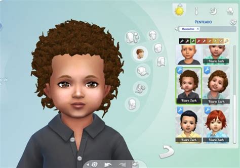Sims 4 Hairs ~ Mystufforigin Close Curls For Toddlers