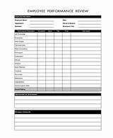 Pictures of Employee Review Template