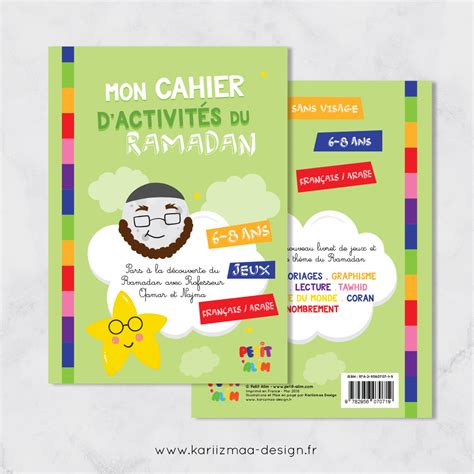 Mon Cahier Dactivités Du Ramadan 6 à 8 Ans Kariizmaa Design