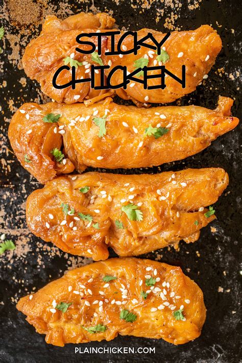 Oil, cooking oil, oil, seasoning, green onions, chicken soup and 15 more. Sticky Chicken - super easy to make and tastes delicious ...