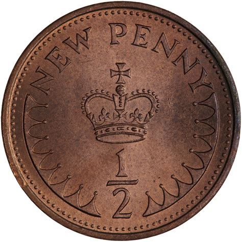 Half Penny 1971 Coin From United Kingdom Online Coin Club