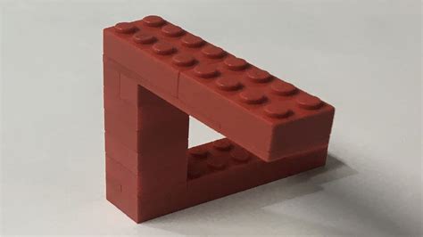 How To Build The Impossible Triangle With Lego Youtube