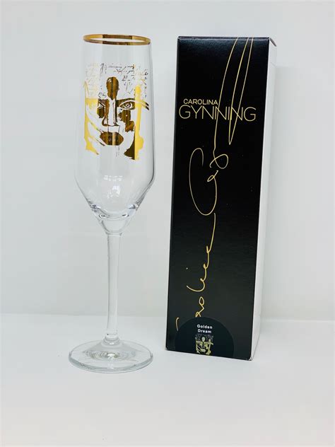 Carolina Gynning Champagneglas Cl Golden Dream Gold Edition
