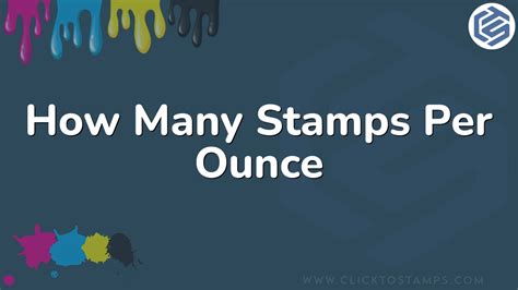 How Many Stamps Per OunceUPDATED March