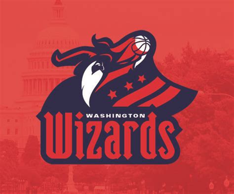 Washington Wizards Logo Redesign Sports Logo Design Nba Logo