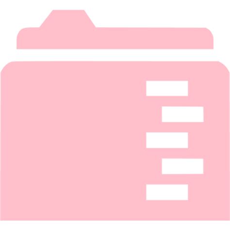 Pink Full Folder Icon Free Pink Folder Icons