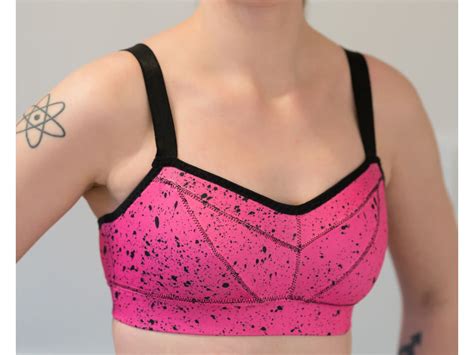 Wider straps are more comfortable and stay put so you are not always adjusting them as you exercise. Ulla Sports Bra Pattern in 2020
