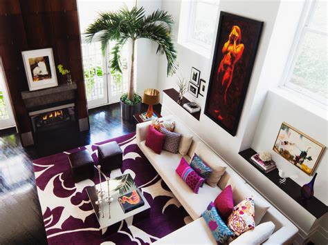 Bold Modern Living Room Diego Alejandro Rincon Hgtv