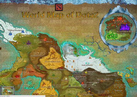 › dota 2 new map. Valve's map of the Dota 2 World : DotA2