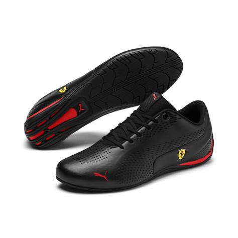 Puma Scuderia Ferrari Drift Cat 5 Ultra Ii Mens Shoes In Black For Men
