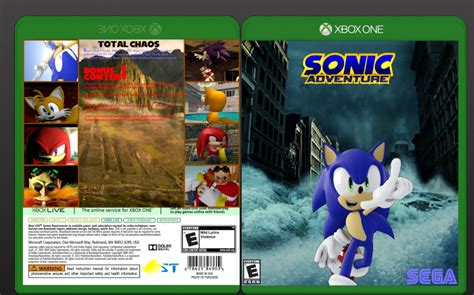 Sonic Adventure Xbox One Box Art Cover By Spookz