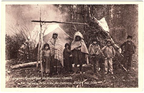 Dene Slavey Indians Hay River Northwest Territories Early 1900 Photo From Oblats