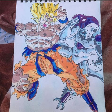 Goku Vs Frieza Drawings