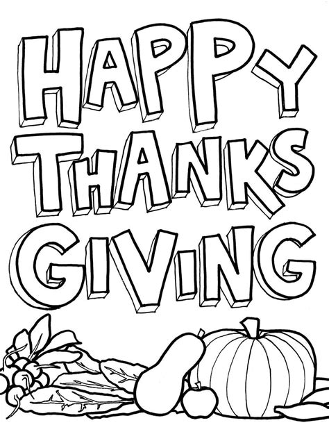 15 Printable Thanksgiving Coloring Pages Holiday Vault Free