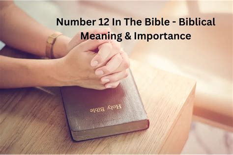 Number 12 In The Bible Biblical Meaning And Importance