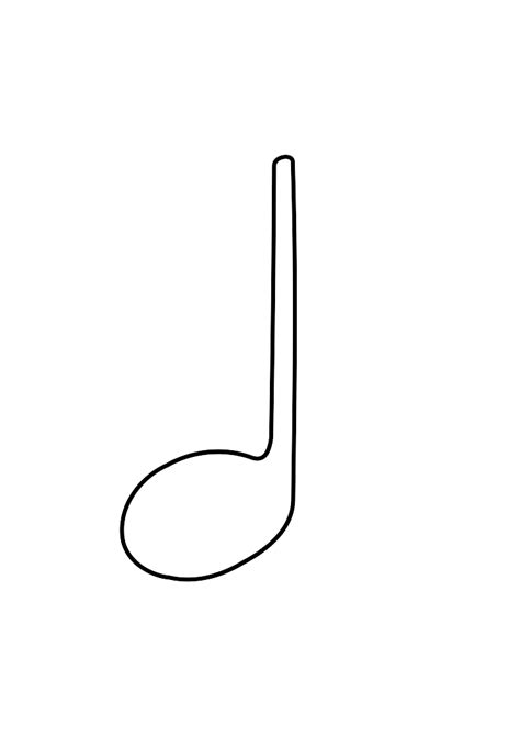 Quarter Note Stem Facing Up Clipart I2clipart Royalty Free Public