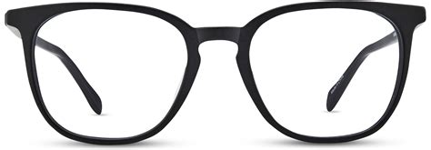 ashford low bridge fit eyeglasses in matte black for men classic specs