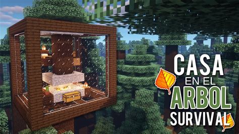 Como Hacer Una Casa En Un Árbol Gigante Para Survival En Minecraft