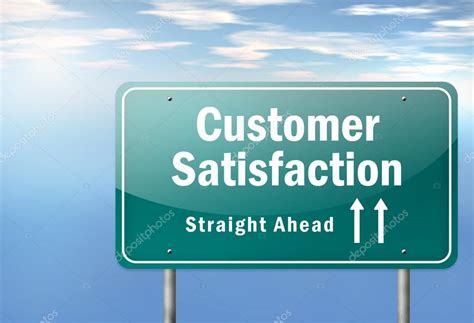 Highway Signpost Customer Satisfaction Stock Photo By ©mindscanner 42815591