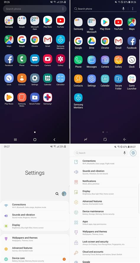 new features available from android pie • use full screen gestures on the • lock the home screen layout after rearranging app icons. Samsung's One UI is an even better Experience | AndroidPIT