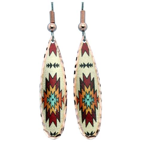 Dainty Teardrop Southwest Native Earrings Wholesale Native Jewelry