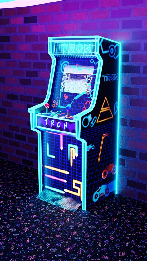 Artstation Tron Arcade Machine