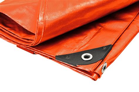 18 X 20 Heavy Duty Premium Orange Poly Tarp