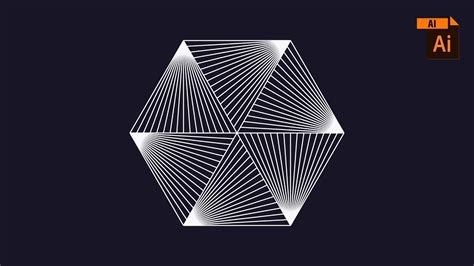 Geometric Design In Illustrator Part 01 Youtube
