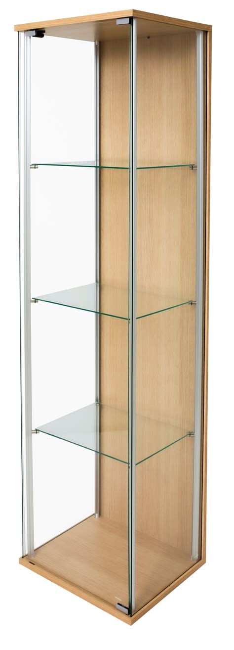 Laminated Mdf Single Door Glass Display Cabinet Azucabin Display Cabinets