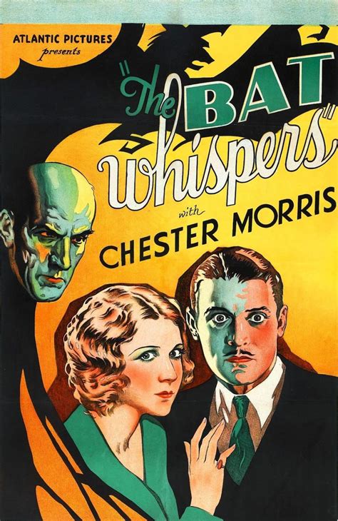 Movie Poster The Bat Whispers 1930 Classic Movie Posters Vintage