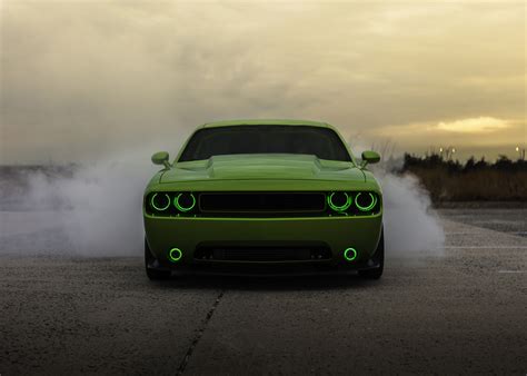 Lime Green Dodge Challenger Wallpapers Wallpaper Cave