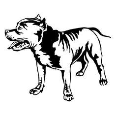 Svg cut file for cricut and silhouette users and other crafters. American Pit Bull #38 Happy Smiling Dog Paw Puppy Pet ...