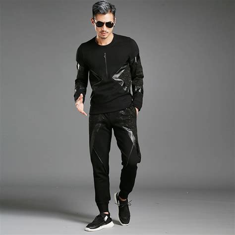 Moletom Masculino Mens High End Fashion Personality Sweatshirt Men