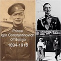 Prince Igor Konstantinovich Romanov. | Russia, Russian history, Romanov ...