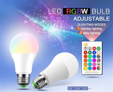 16 Color Changing Led Rgb Bulb With Remote Chezain