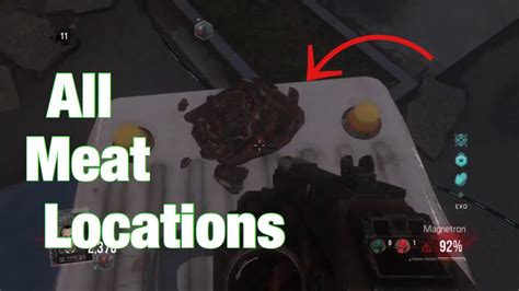 All Meat Locations In Infection Aw Zombies Guide Youtube