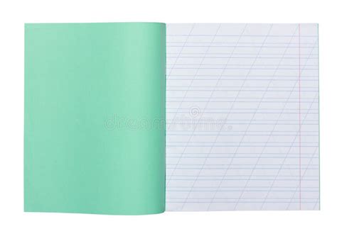 Notebook Narrow Lined Double Page Spread Stock Photo Image Of Notepad