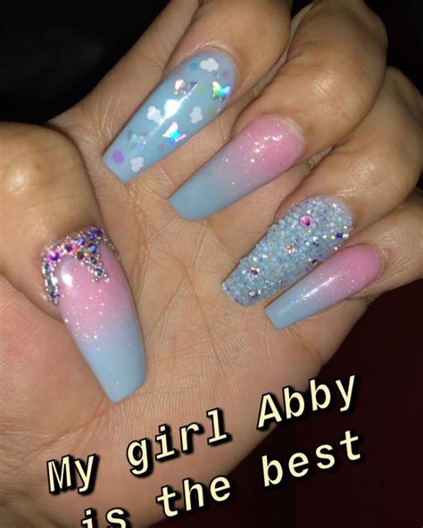 hot pink and white ombre nails with glitter beautiful ombré nails by jordynjnl using natural