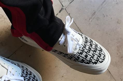 Fear Of God Vans Authentic Sneaker Bar Detroit