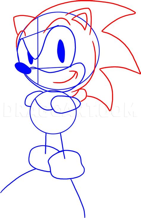 How To Draw Sonic Sonic And Knuckles Face Outline Game Sonic Classic