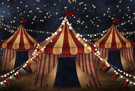 Red Curtain Tent Circus Stage Stars Birthday Photography Etsy Creepy