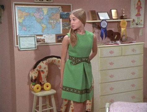 Marcia In One Of Her Trademark Dresses The Green One With Matching