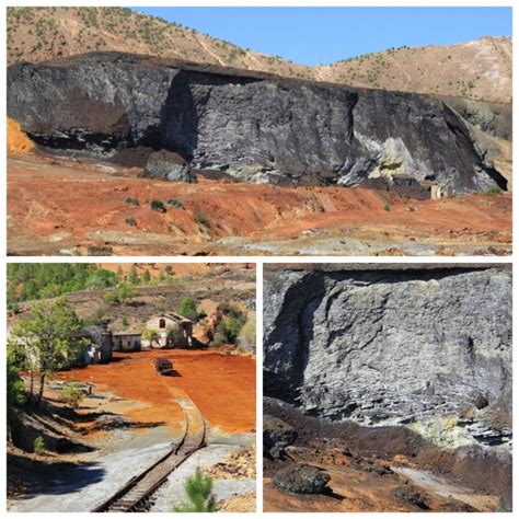 Rio Tinto River And Mining Park Huelva Andalusia Spain