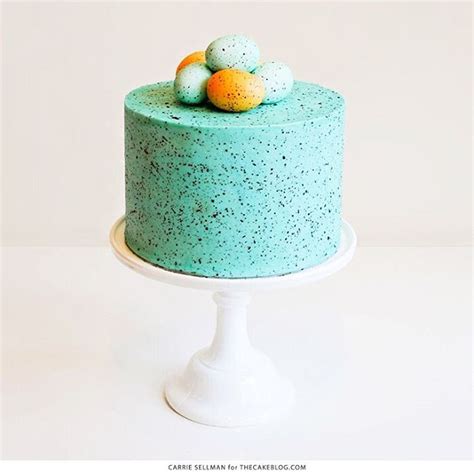 Speckled Egg Easter Cake Recipe By The Cake Blog The Feedfeed